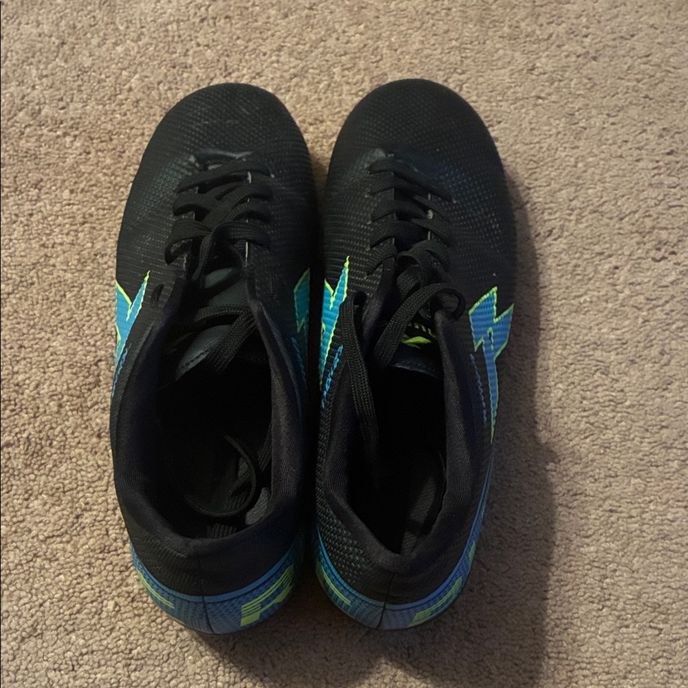 Black and Blue Men's Athletic Shoes